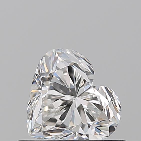 0.500 G VVS1 Virtual Selection Heart Diamond