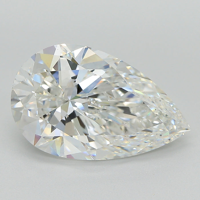 5.86 E VS2 BG Select Lab Grown Pear Diamond