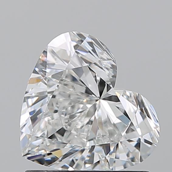 1.010 F VVS2 Virtual Selection Heart Diamond