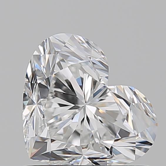 0.900 F VVS2 Virtual Selection Heart Diamond