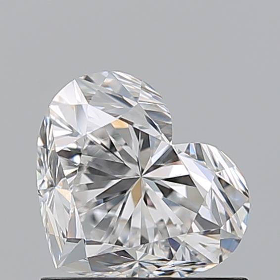 1.010 E VVS2 Virtual Selection Heart Diamond