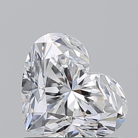 1.010 E VVS2 Virtual Selection Heart Diamond