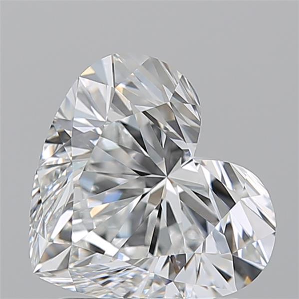 2.010 F VVS2 Virtual Selection Heart Diamond