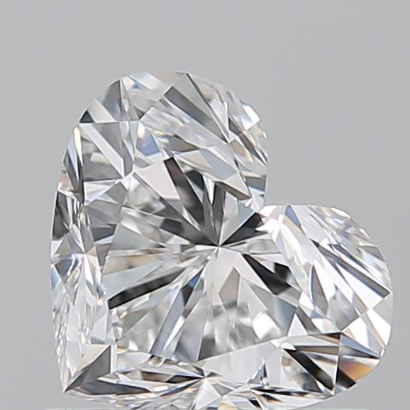1.010 F VVS2 Virtual Selection Heart Diamond