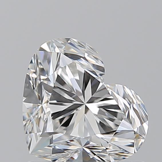 1.010 F VVS2 Virtual Selection Heart Diamond