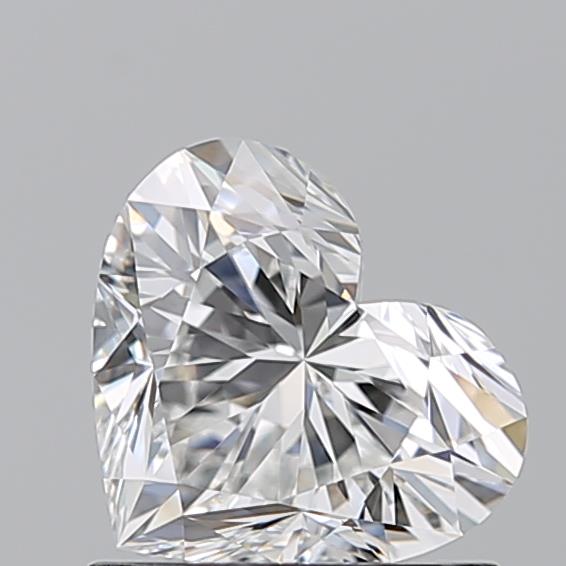 1.010 F VVS2 Virtual Selection Heart Diamond