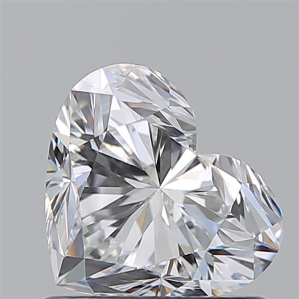 1.010 E VVS2 Virtual Selection Heart Diamond