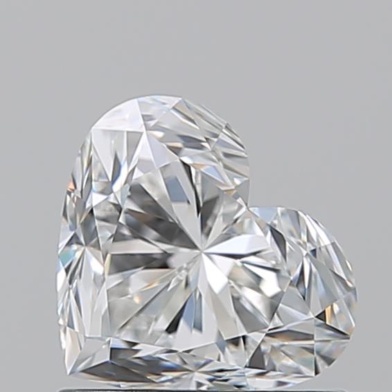 1.010 F VVS1 Virtual Selection Heart Diamond
