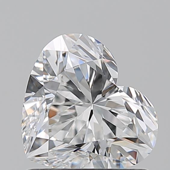 1.010 E VVS2 Virtual Selection Heart Diamond