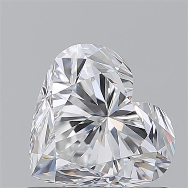 1.010 E VVS2 Virtual Selection Heart Diamond
