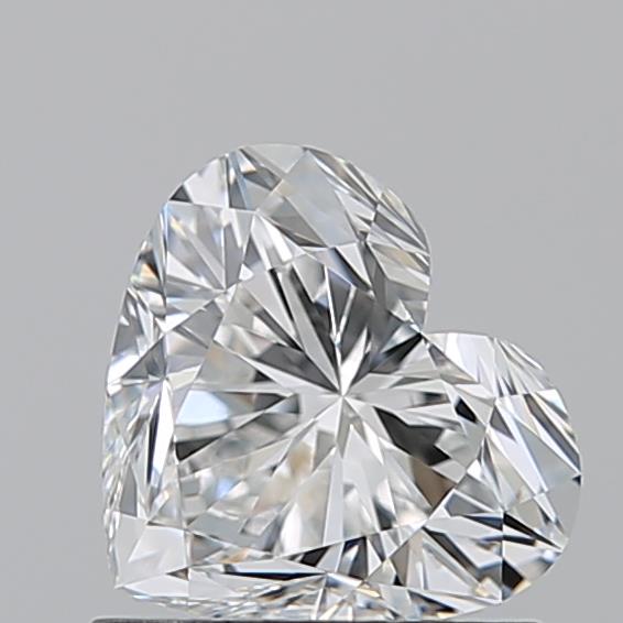 1.010 F VVS1 Virtual Selection Heart Diamond