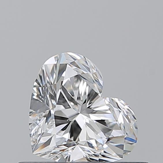 0.500 F VVS1 Virtual Selection Heart Diamond