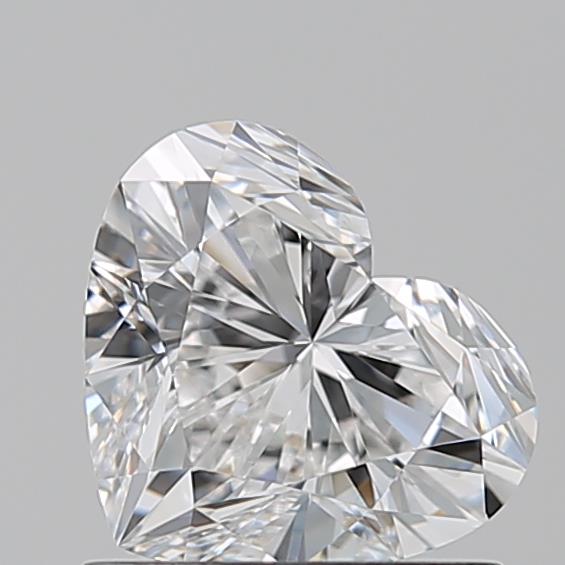 1.010 E VVS2 Virtual Selection Heart Diamond