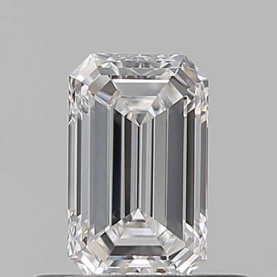 0.500 G VVS2 Virtual Selection Emerald Diamond