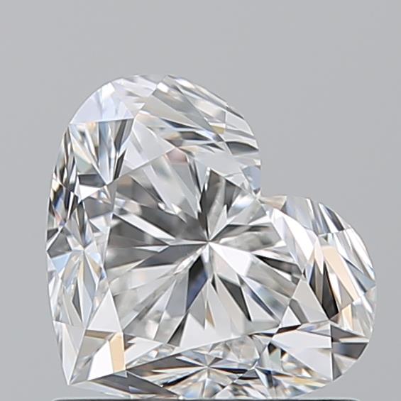 1.010 F VVS2 Virtual Selection Heart Diamond