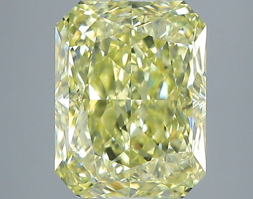 2.03ct Radiant FY VVS2 Natural Diamond