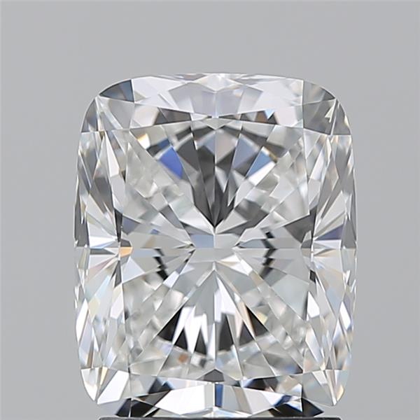 2.200 F VVS2 Virtual Selection Cushion Diamond