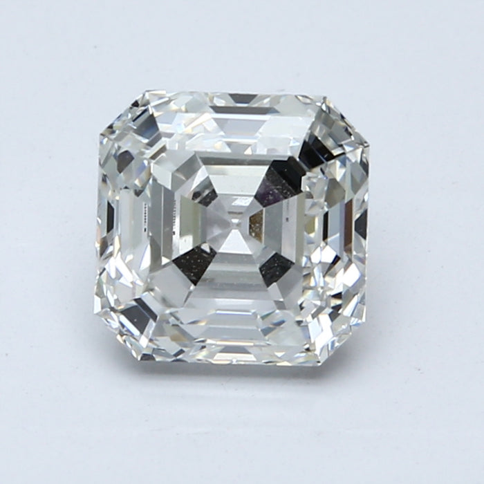 2.06 F VVS2 BG Select Lab Grown Asscher Diamond