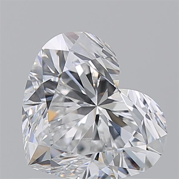 1.050 E VVS2 Virtual Selection Heart Diamond