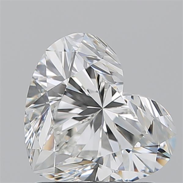 1.500 G VVS1 Virtual Selection Heart Diamond