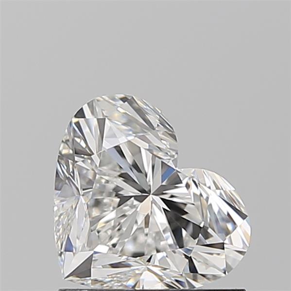1.010 F VVS2 Virtual Selection Heart Diamond