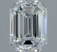 1.40ct Emerald F VS2 Natural Diamond