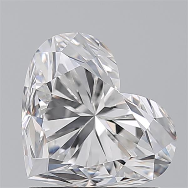 1.510 F VVS2 Virtual Selection Heart Diamond