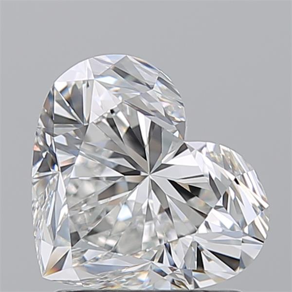 1.700 G VVS1 Virtual Selection Heart Diamond
