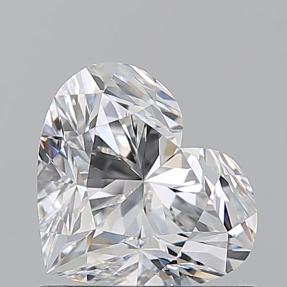 1.010 F VVS2 Virtual Selection Heart Diamond