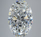 6.01ct Oval F VVS1 Natural Diamond