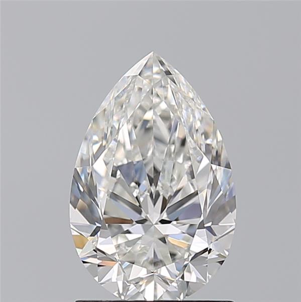 1.500 G VVS1 Virtual Selection Pear Diamond