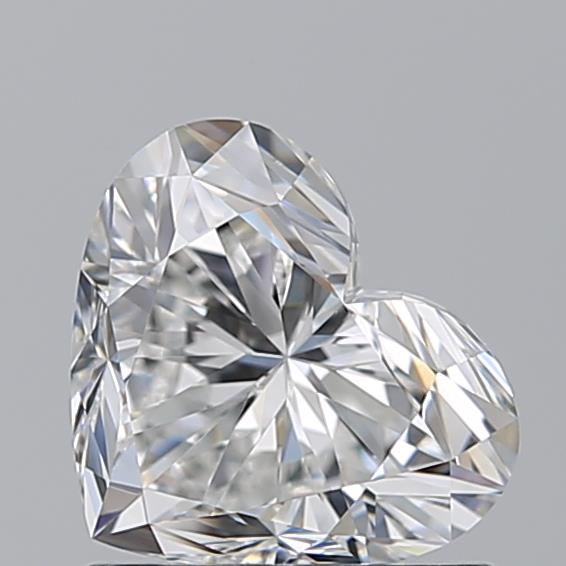 1.000 F VVS1 Virtual Selection Heart Diamond