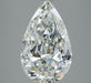 3.04ct Pear H VVS2 Natural Diamond