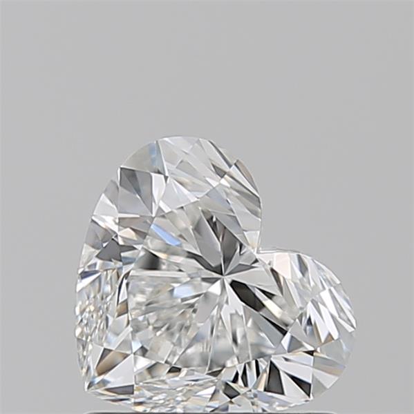 1.010 F VVS2 Virtual Selection Heart Diamond