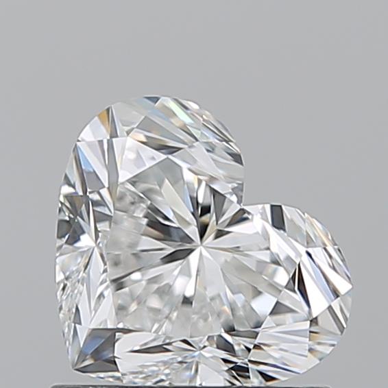1.010 E VVS2 Virtual Selection Heart Diamond