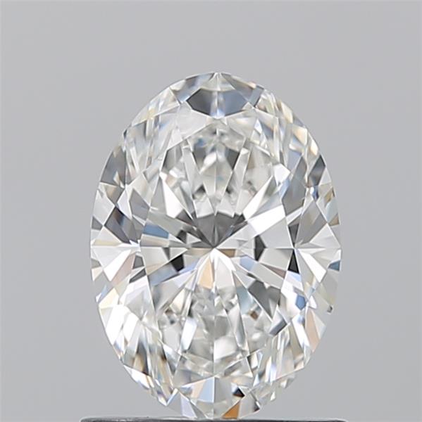 1.020 F VVS1 Virtual Selection Oval Diamond