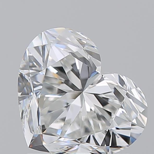 1.500 G VVS1 Virtual Selection Heart Diamond