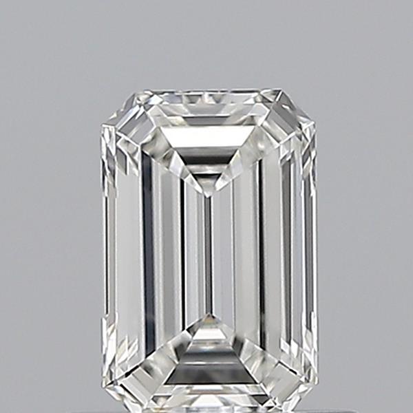 0.600 G VVS2 Virtual Selection Emerald Diamond