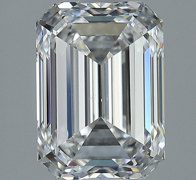 2.01ct Emerald F VS2 Natural Diamond