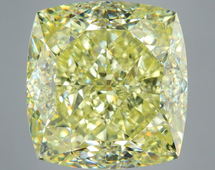 10.11ct Cushion FY VS2 Natural Diamond