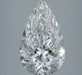 4.03ct Pear F SI1 Natural Diamond