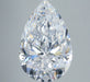 3.01ct Pear D SI1 Natural Diamond