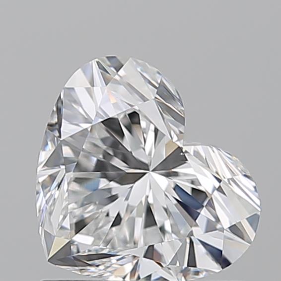 1.010 E VVS2 Virtual Selection Heart Diamond