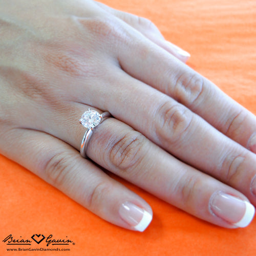 Four Prong Round Solitaire - Main Image