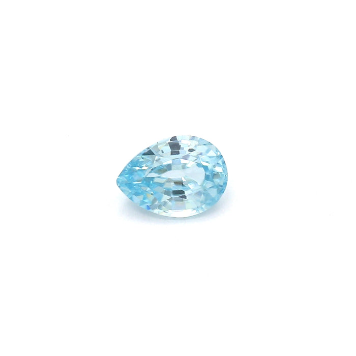 0.99 EC2 Pear-shaped Blue Zircon
