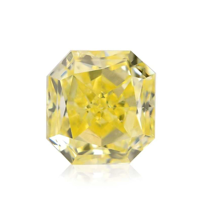 0.89 Yellow SI1 Fancy Color Radiant Diamond