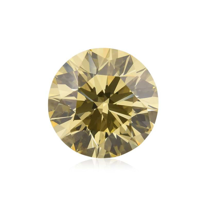 10.17 Yellow SI1 Fancy Color Round Diamond