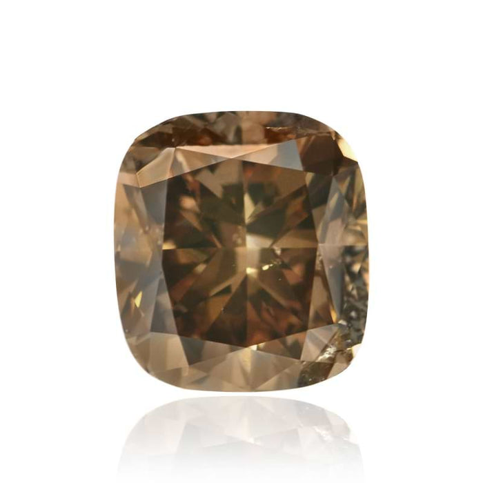 2.07 Champagne SI2 Fancy Color Cushion Diamond
