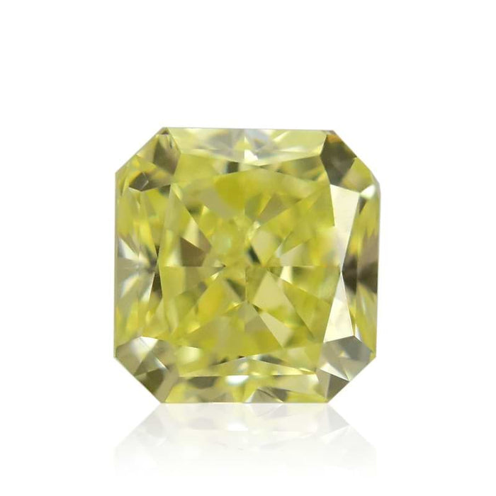 0.59 Yellow VVS2 Fancy Color Radiant Diamond