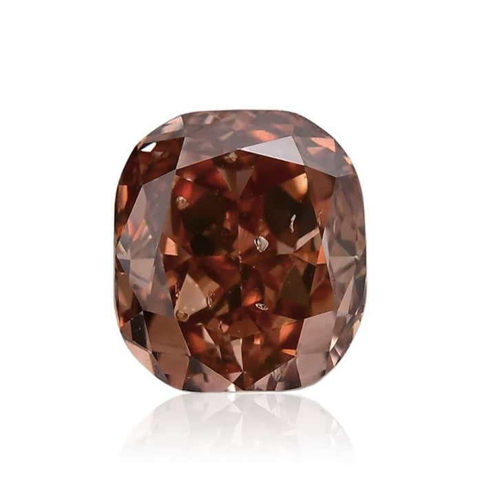 0.68 Champagne SI2 Fancy Color Cushion Diamond